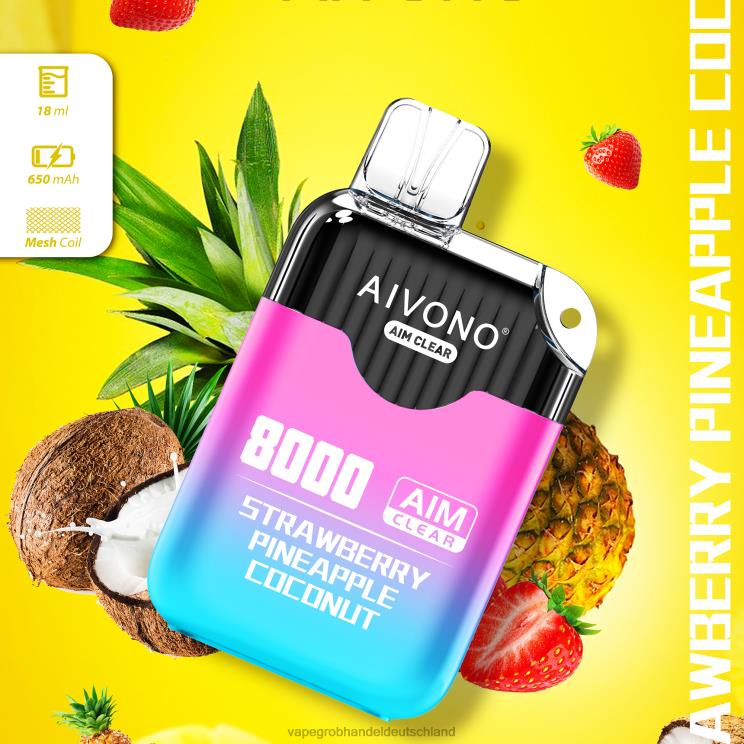 Erdbier-Ananas-Kokosnuss