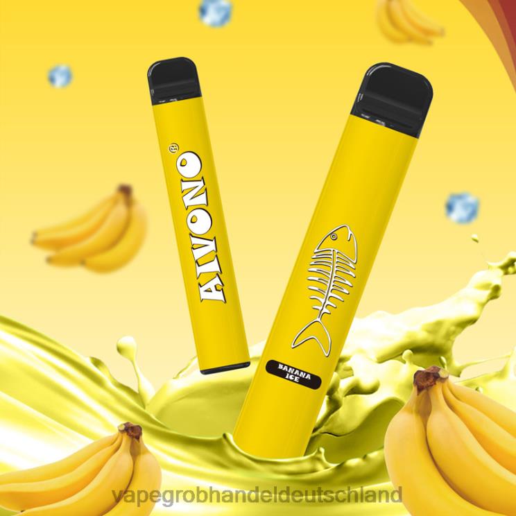 Vape Großhandel Frankfurt - Aivono AIM FISHBONE 600 Bananeneis 4X2N8276