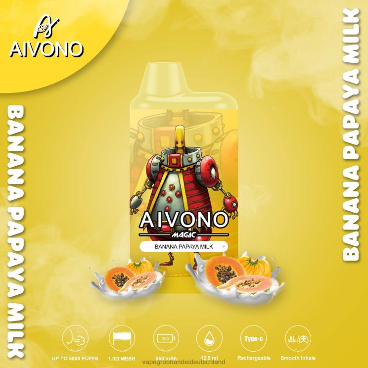 Bananen-Papaya-Milch