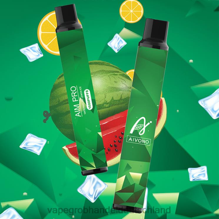 Vape Großhandel Frankfurt - Aivono AIM PRO 1500 Wassermelonen-Zitronen-Eis 4X2N8166