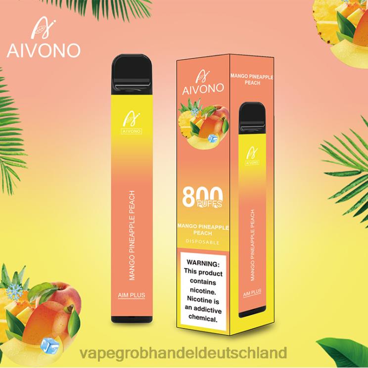 Mango-Ananas-Pfirsich