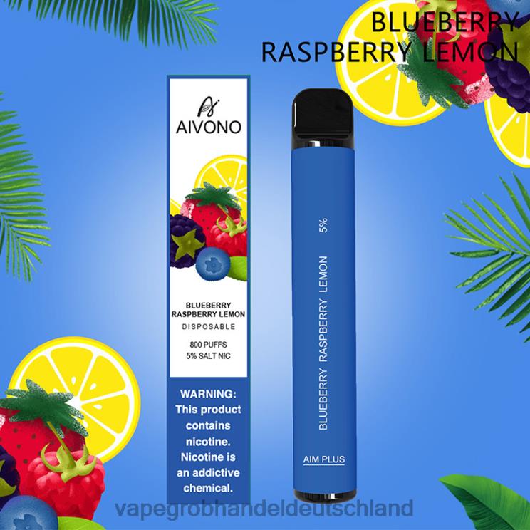 Blaubeer-Himbeer-Zitrone