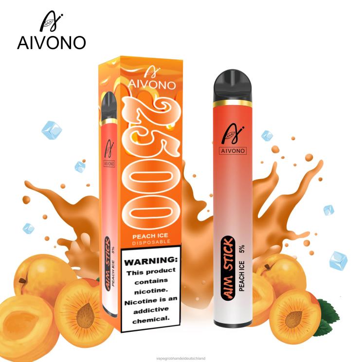 Vape Großhandel Berlin - Aivono AIM STICK 2500 Pfirsicheis 4X2N8144