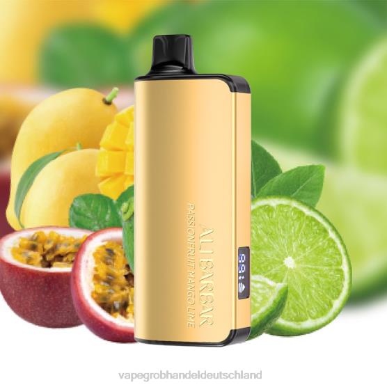 Vape Großhandel Tornado - Alibarbar Ingot 20000 Einweg-Vapes Passionsfrucht-Mango-Limette H0B8839