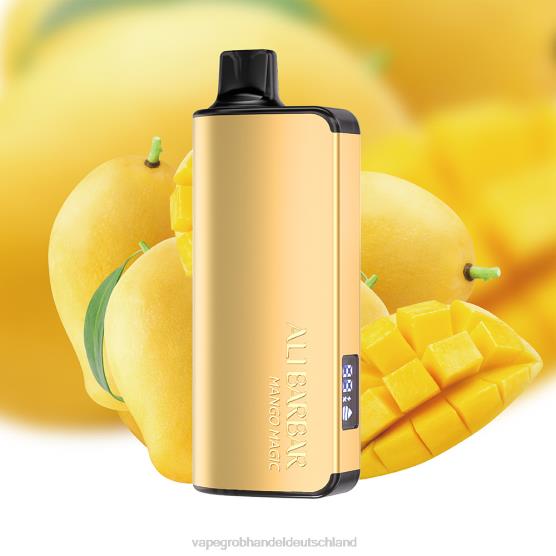 Vape Großhandel 12000 - Alibarbar Ingot 9000 Einweg-Vaporizer Mango-Magie H0B8829