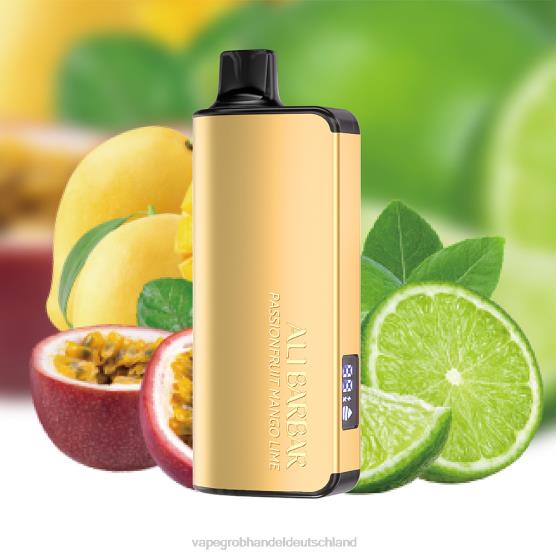 Vape Großhandel Berlin - Alibarbar Ingot 9000 Einweg-Vaporizer Passionsfrucht-Mango-Limette H0B8822
