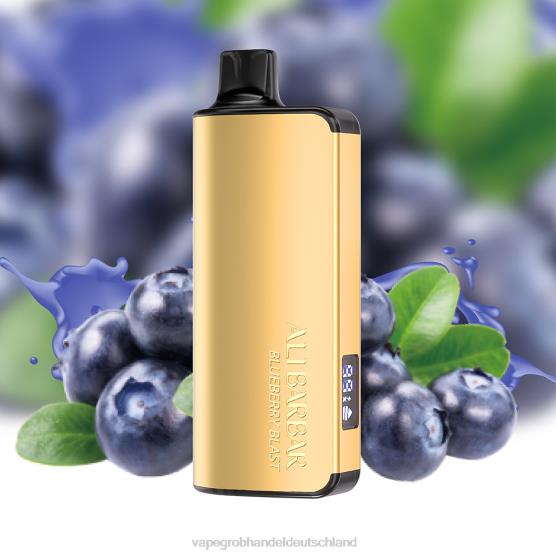 Vape Großhandel Frankfurt - Alibarbar Ingot 9000 Einweg-Vaporizer Blaubeer-Explosion H0B8815