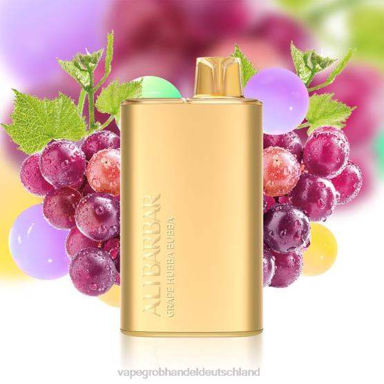 Vape Großhandel Frankfurt - Alibarbar Rich 8000 Einweg-Vaporizer Traube Hubba Bubba H0B886
