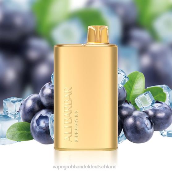 Vape Großhandel Tornado - Alibarbar Rich 8000 Einweg-Vaporizer Blaubeereis H0B883