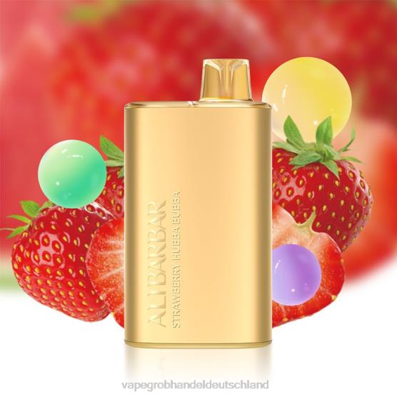 Vape Großhandel Tornado - Alibarbar Rich 8000 Einweg-Vaporizer Erdbeer-Hubba-Bubba H0B8812