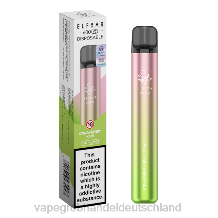 vape großhandel köln | LLL2295 Erdbeer-Kiwi ELFBAR 600V2 20 mg