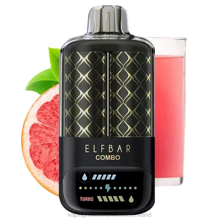 Vape Großhandel Deutschland - Elf Bar Combo 25000 rosa Limonade und Grapefruit 8F6811
