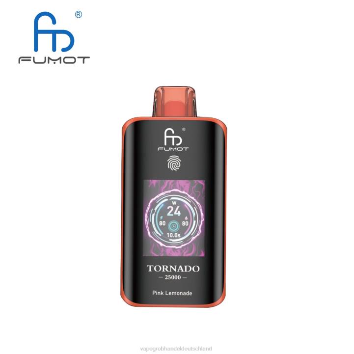 Vape Großhandel Tornado - Fumot Tornado 25000 Einweg-Vaporizer rosa Limonade 6T8610