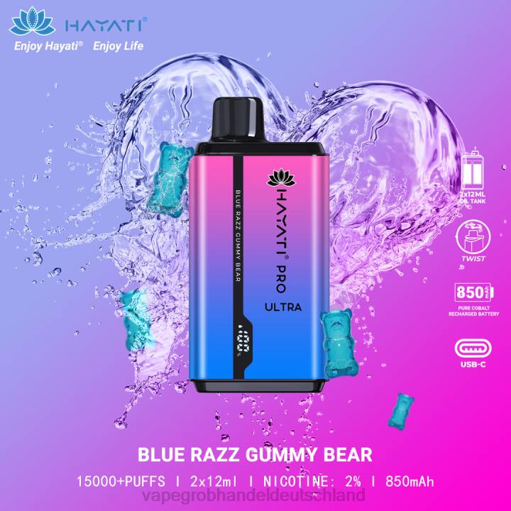 blaues razz-gummibärchen