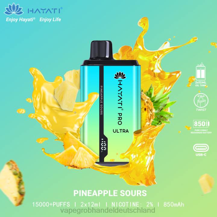 tornado vape großhandel Deutschland | LLL2228 Ananassauer Hayati Pro Ultra