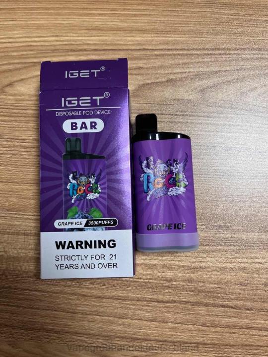 tornado vape großhandel Deutschland | LLL288 Traubeneis IGET BAR 3500 5 % Nikotin