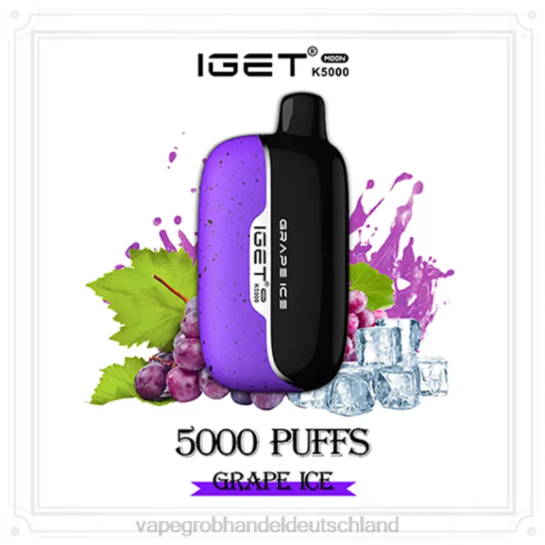 IGET Moon k5000 Traubeneis 2V22Z24 - Vape Großhandel Berlin