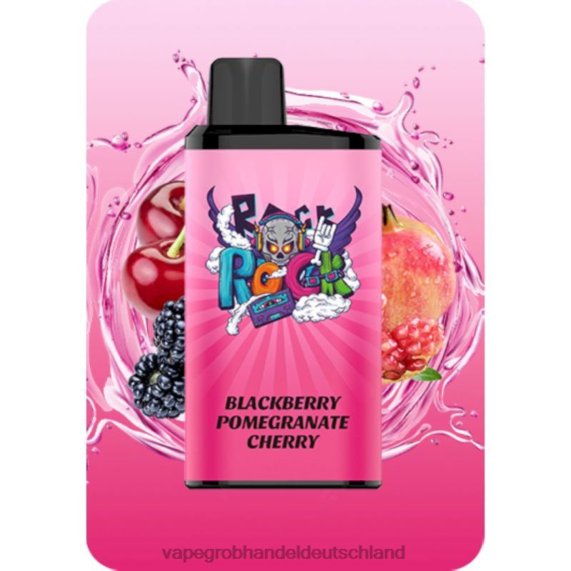 Vape Großhandel 12001 - IGET Bar Profi Backbeere, Granatapfel, Kirsche XDF8612