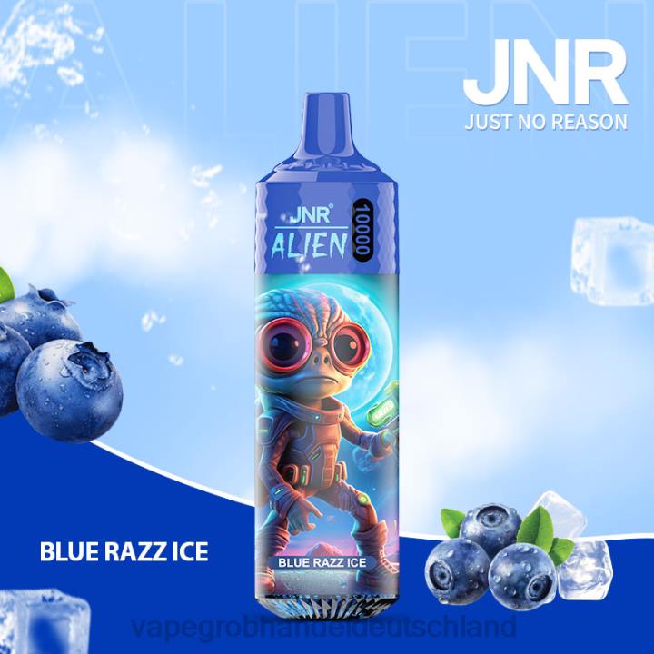 blaues razz-eis