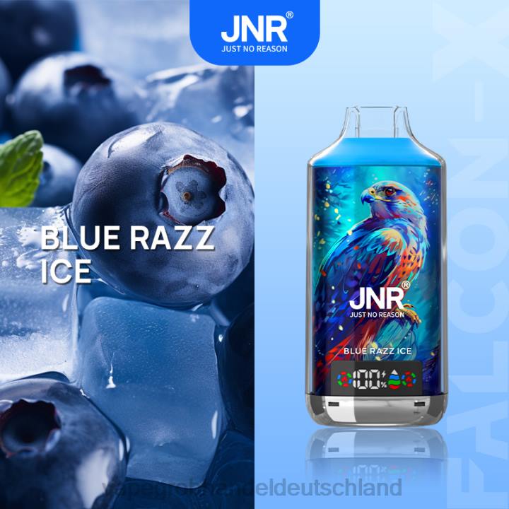 blaues razz-eis