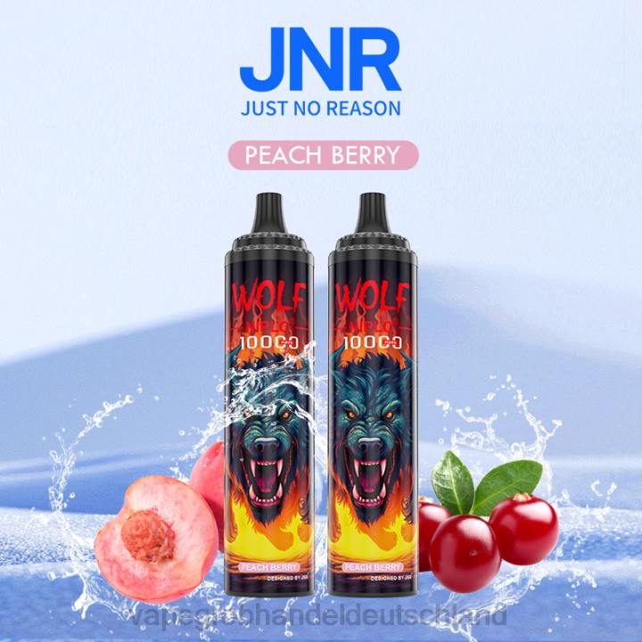 tornado vape großhandel Deutschland | LLL2768 Pfirsichbeere JNR WOLF NIPLO