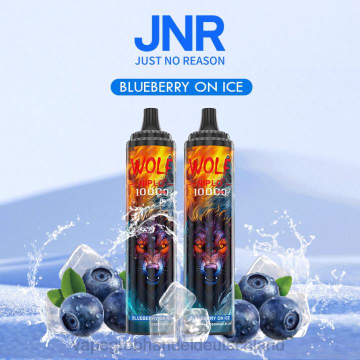 blaue Beere auf Eis