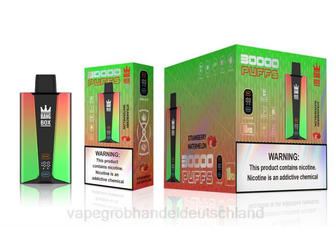 Bang Box 30.000 Züge intelligenter Bildschirm Erdbeerwassermelone - Ηλεκτρονικό Τσιγάρο Θεσσαλονίκη PXXP75