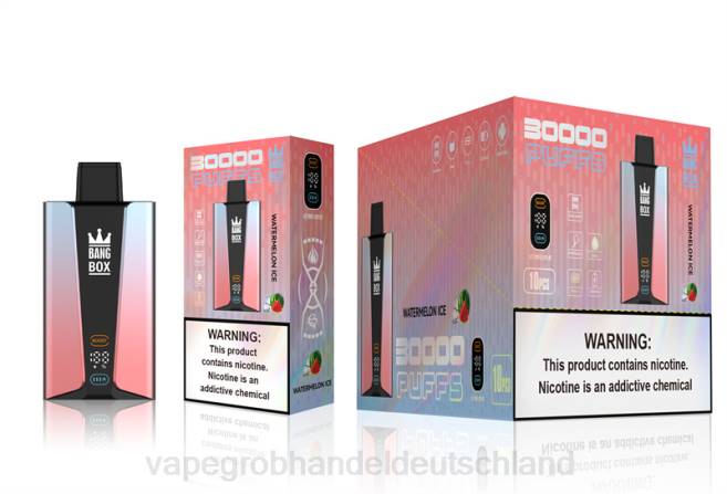 Bang Box 30.000 Züge intelligenter Bildschirm Wassermeloneneis - Ηλεκτρονικό Τσιγάρο Σκρουτζ PXXP86