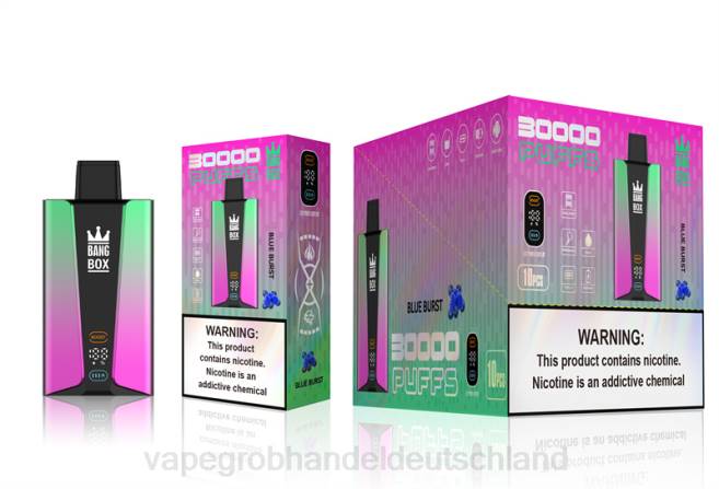 Bang Box 30.000 Züge intelligenter Bildschirm blauer Ausbruch - Ηλεκτρονικο Τσιγαρο Επιπτωσεισ PXXP82