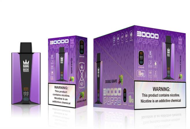 Bang Box 30.000 Züge intelligenter Bildschirm doppelte Traube - Ηλεκτρονικό Τσιγάρο Θεσσαλονίκη PXXP85