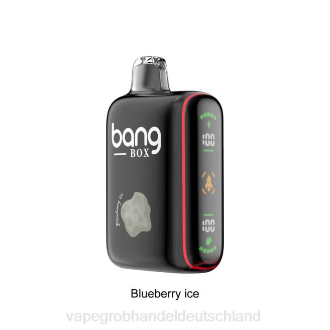 Bang Box 9000–18000 Züge, intelligente Leistungsanzeige Blaubeereis - Ηλεκτρονικο Τσιγαρο Μιασ Χρησησ Περιπτερα PXXP32