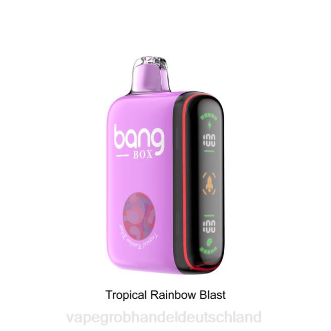 Bang Box 9000–18000 Züge, intelligente Leistungsanzeige tropische Regenbogenexplosion - Ηλεκτρονικο Τσιγαρο Με Φιλτρο PXXP36