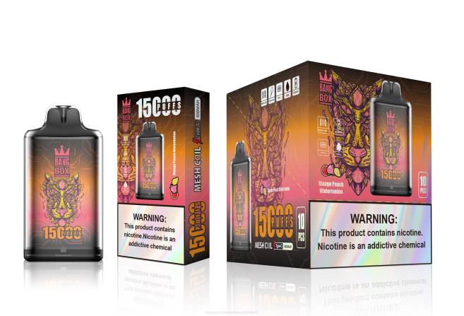Bang Box s1-15000 Züge Mango-Pfirsich-Wassermelone - Vape Ελλαδα PXXP107