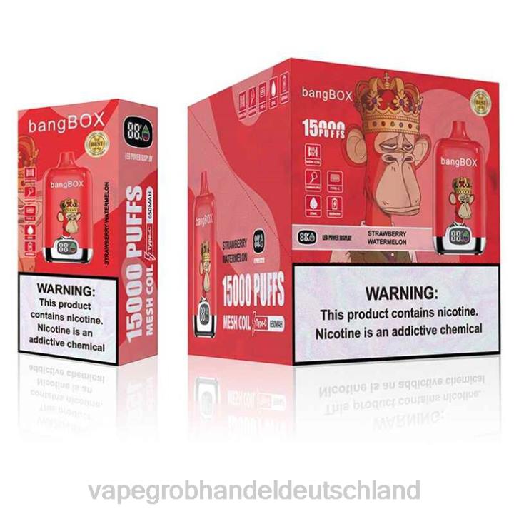 vape großhandel frankfurt | LLL2136 Erdbeerwassermelone Bang Box 15000