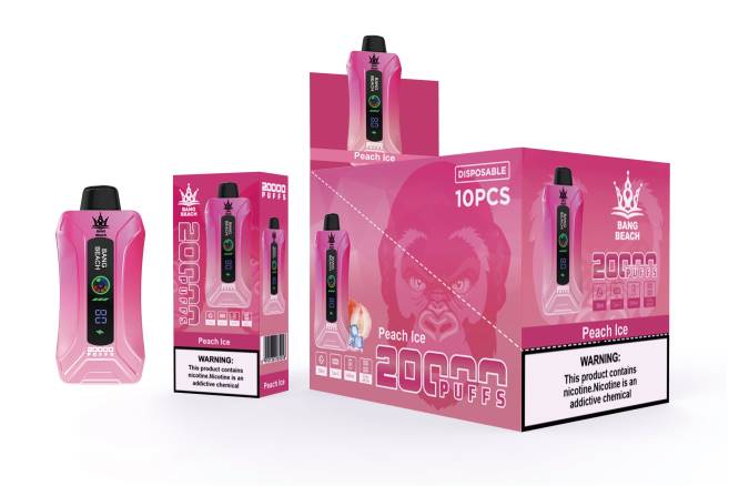 Bang Beach 20000 Züge Smart Screen Vape Pfirsicheis - Vape Ελλαδα PXXP9