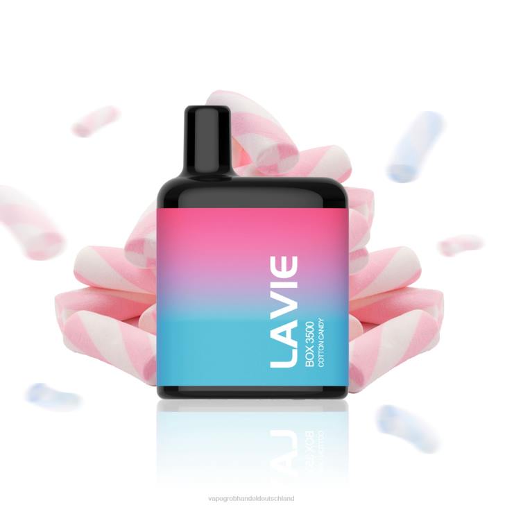 Elektronische Zigarette Wholesale - LAVIE BOX 3500 Züge Zuckerwatte 620P210