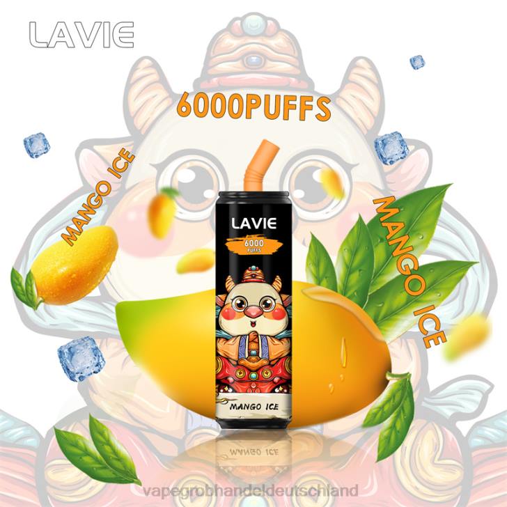 Elektronische Zigarette Wholesale - LAVIE Coke BAR 6000 Züge Mango-Eis 620P270