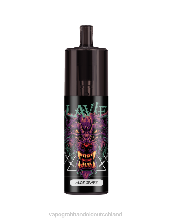Elektronische Zigarette Wholesale - LAVIE COLOUR BAR 10.000 Züge Luftstromkontrolle Aloe-Traube 620P330