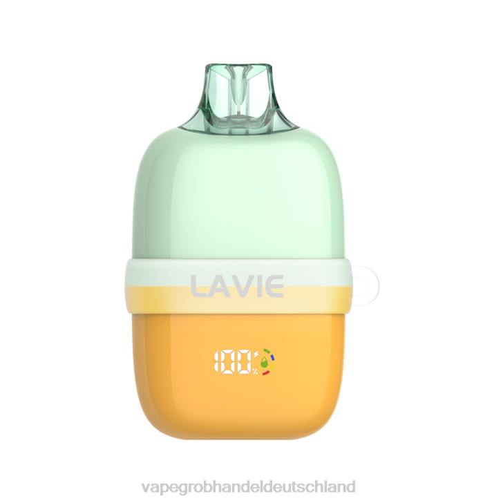 orangefarbenes Eis