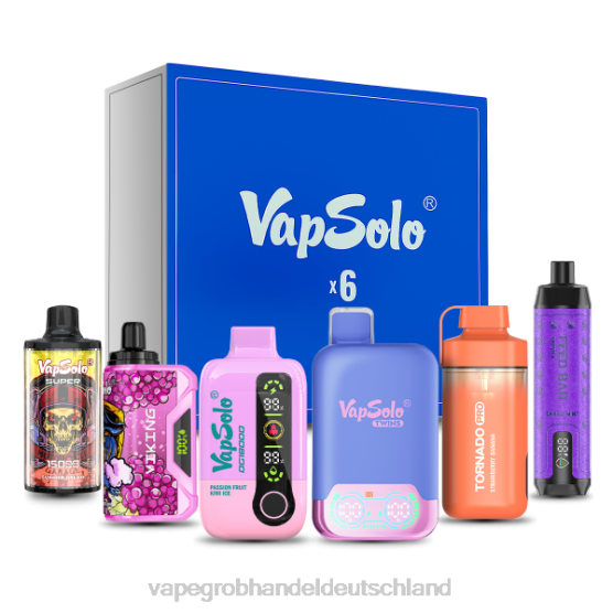 Vape Großhandel 12000 - Vapsolo Überraschungsbox-Set zufällige Geschmacksrichtungen H0B88119