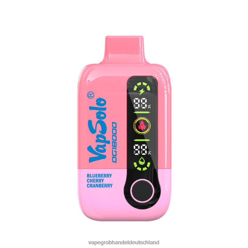 Vape Großhandel Deutschland - VapSolo dg18000 Heidelbeere, Kirsche, Cranberry JB6VVV1