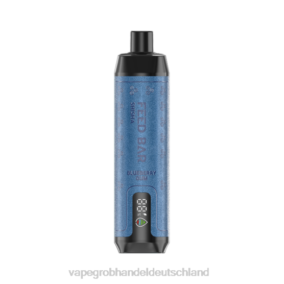 Tornado Vape Großhandel Deutschland - Vapsolo SHISHA Einweg-Vapor Blaubeergummi H0B8898