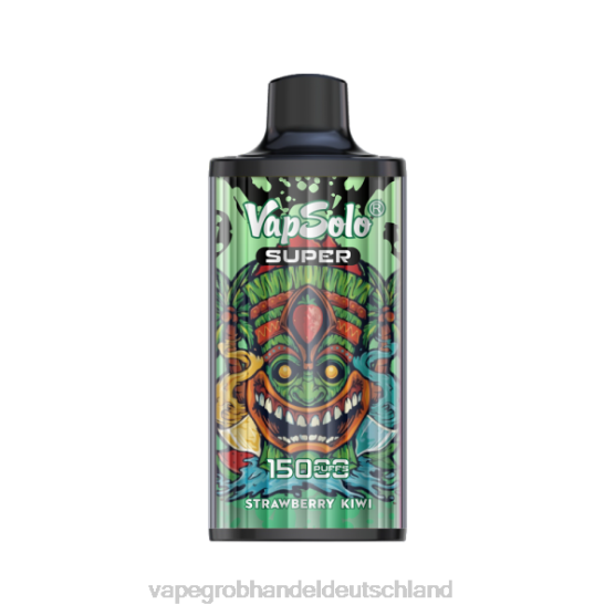 Dampfen Deutschland - Vapsolo SUPER Einweg-Vapor Erdbeer-Kiwi H0B88117