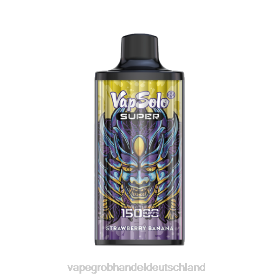 Tornado Vape Großhandel Deutschland - Vapsolo SUPER Einweg-Vapor Erdbeerbanane H0B88116