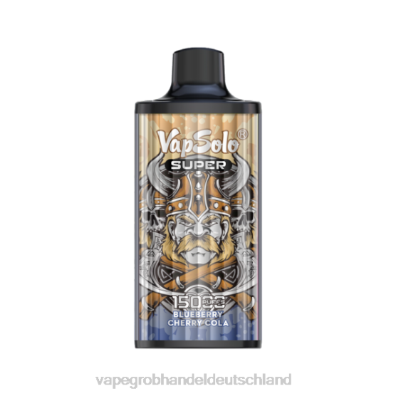 Vape Großhandel Deutschland - Vapsolo SUPER Einweg-Vapor Blaubeer-Kirsch-Cola H0B88109