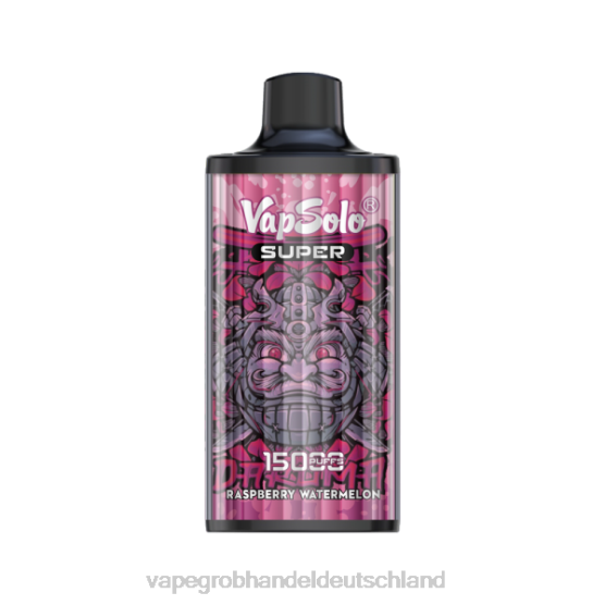 Vape Großhandel Köln - Vapsolo SUPER Einweg-Vapor Himbeer-Wassermelone H0B88113