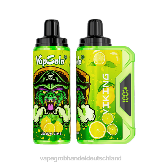 Tornado Vape Großhandel Deutschland - Vapsolo VIKING Einweg-Vapor Zitronenlimette H0B88134