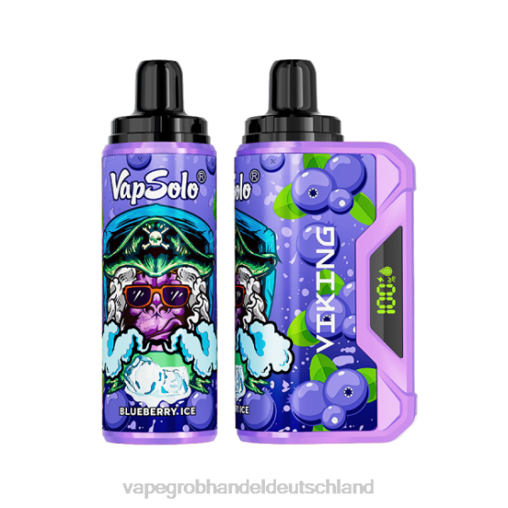 Vape Großhandel Berlin - Vapsolo VIKING Einweg-Vapor Blaubeere H0B88130