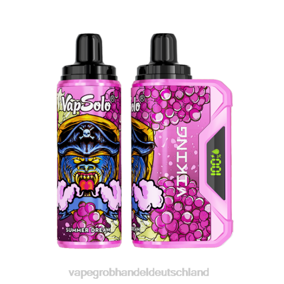 Vape Großhandel Frankfurt - Vapsolo VIKING Einweg-Vapor Sommertraum H0B88141