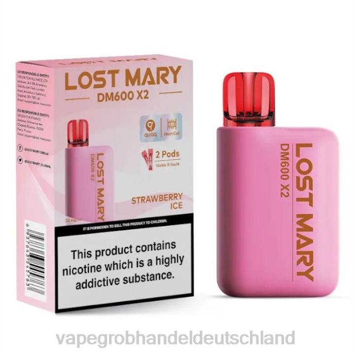 elektronische zigarette wholesale | LLL2480 Erdbeereis LOST MARY DM600 X2